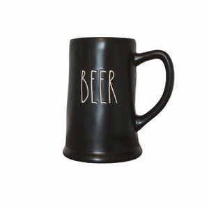 NEW RAE DUNN BLACK BEER MUG by Magenta